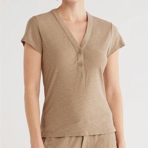 NWT James Perse Henley T-Shirt Size 4 (fits like 12 US)